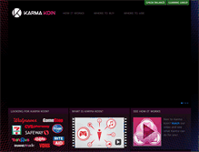 Tablet Screenshot of karmakoin.com